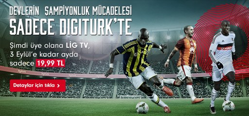 Digiturk LigTV Türksat paketi SD